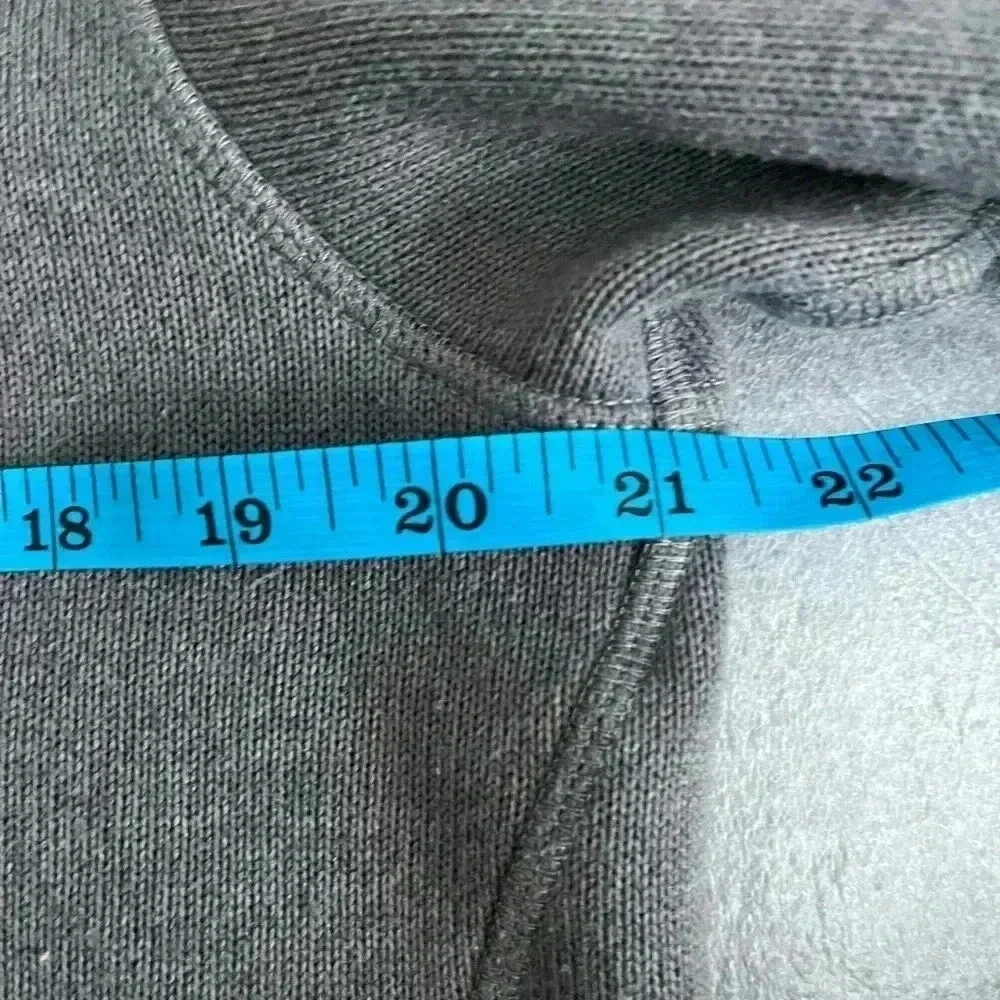 [L]Marmot Drop Line 1/2 Zip Lightweight Gray sweatshirt - Picture 6 of 7